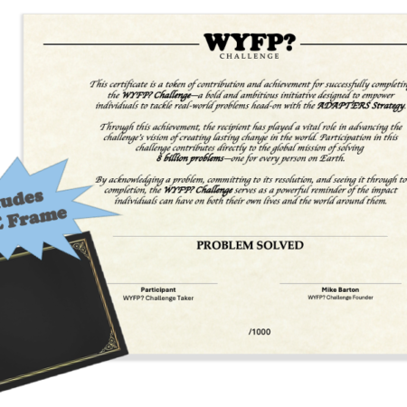 WYFP? Challenge Certificate